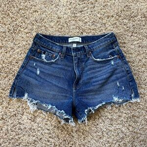 Abercrombie & Fitch Curve Love High Rise Mom Short